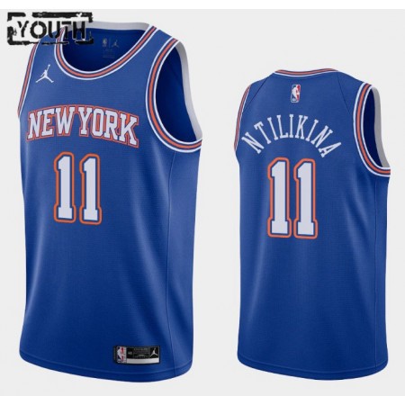 Maillot Basket New York Knicks Frank Ntilikina 11 2020-21 Jordan Brand Statement Edition Swingman - Enfant